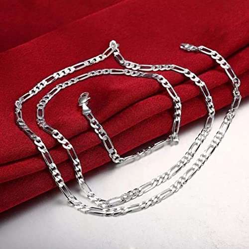 Collier de chaîne en argent sterling 925 maille robuste de 35cm à 70cm - 3