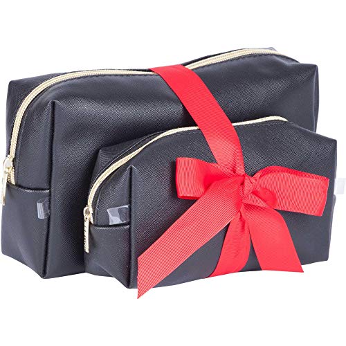 Necessaire para cosméticos, Kit Com 2, Sestini, Feminino, Preto