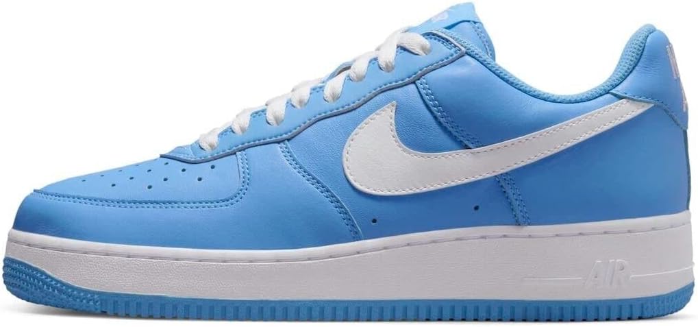 all white and blue air force 1