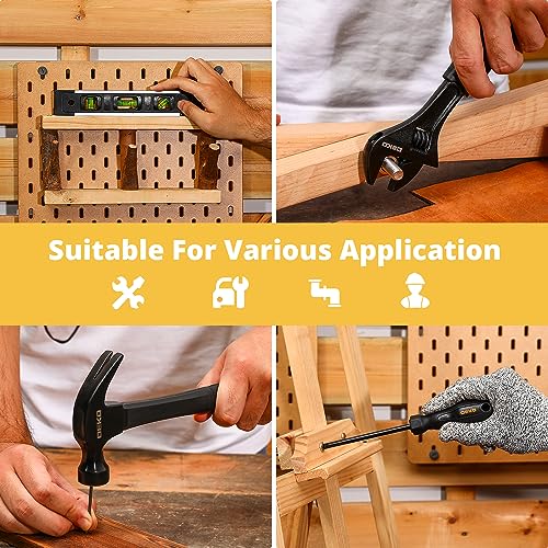 image for DEKOPRO Tool Kit Set Box for Home: Household with Drill Wrench Socket 