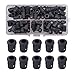 YIXISI 100pcs 5mm LED Porta Clip in Plastica,Portalampada Porta Diodo in Plastica,Supporti in Plastica,Portalampada in Plastica Porta Diodo Clip per Lampada a Sospensione(Nero)