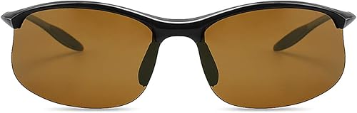 Miniatura 4 de JULI - Lentes de sol deportivos polarizados para hombres y mujeres, marco irrompible Tr90 para correr, pescar, béisbol, conducir, MJ8002