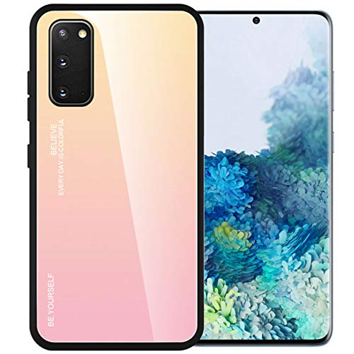 Orancio Galaxy S20 p P[X w KX ꂢ F Of[V nCubg f P[X ꂢ 킢 TPU \tg Vv  SC-51A CG[EsN