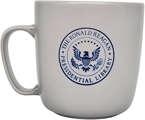 Miniatura 2 de Reagan Bush '84 taza de café por Reagan Library - 18 onzas., 4 pulgadas de alto, 3 pulgadas de diámetro, cerámica, brillante en plata