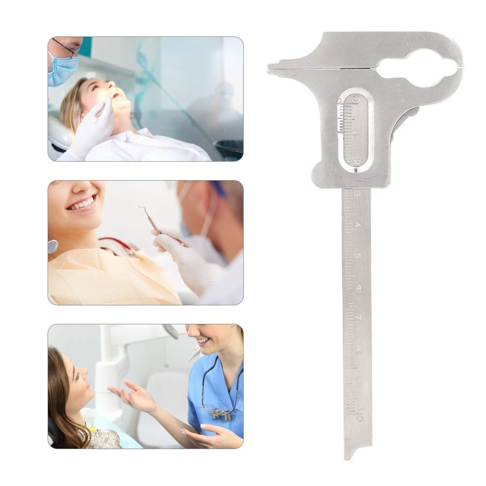Pied à coulisse dentaire en acier inoxydable, Vernier en métal, laboratoire dentaire, outil de mesure de l'épaisseur de la cire dentaire Pied à coulisse dentaire en acier inoxydable, Vernier en métal, laboratoire dentaire, outil de mesure de l'épaisseur de la cire dentaire