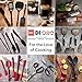 DI ORO - Chef Series FLEX Silicone Spatula 600ºF Heat-Resistant Flexible Silicone Rubber Turner Spatulas (3-Piece Set)