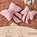 XIAIJIA Bow Pillow Decorative Pillows Aesthetic Home Decor Soft Seat Cushions Cute Throw Pillow for Couch Bow Room Decor Pink 12 * 9inch