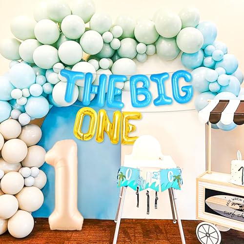 JeVenis The Big One Birthday Decorations The Big One Surf 1st Birthday Party Backdrop First Wave Birthday Decoration Summer Beach Surfs Pool 1st Birthday