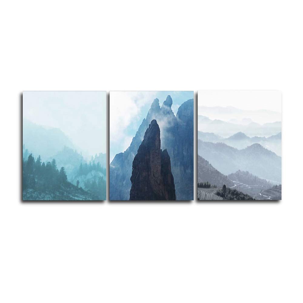 Impression sur Toile 3 Panneaux : Dites Adieu aux Murs Vides avec ce Tableau Aquarelle