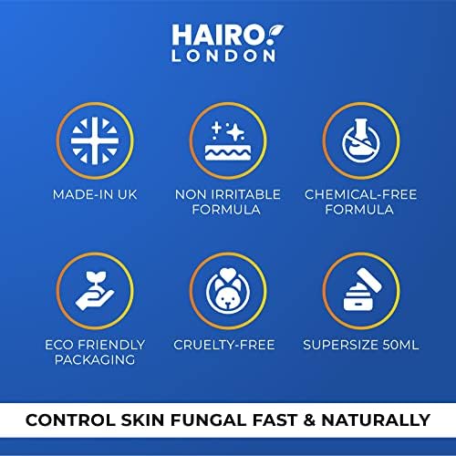 Anti Fungal Skin Cream | Anti Itch Cream | Jock Itch Treatment for Men and Women | Ringworm Treatment | Natural Eczema Treatment | Athletes Foot Cream | 50g Supersize Natural & Effective