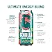 Gorilla Energy Drink, Kiwi Strawberry, 200mg Natural Caffeine, Real Fruit Juice Squeezed & Concentrated, L-Theanine, Taurine, Ginseng, Acetyl L-Carnitine, No Added Sugar and No Artificial Colors, 12 Pack