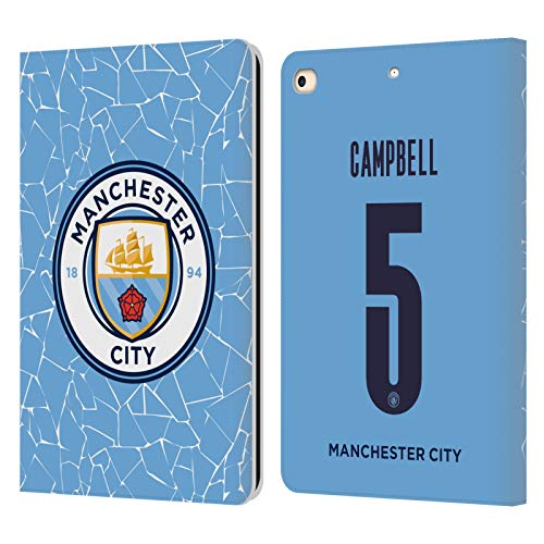 Housse iPad 9.7 Man City en cuir avec fentes pour cartes et clapet