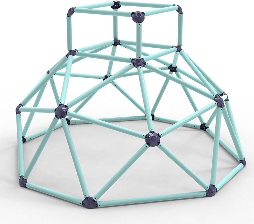 Climbing Dome, 2 in 1 Outdoor Climbing Frame Toys for Toddlers Playground Set, Strong Load Capacity, Easy Assembly, Portable, and Versatile for Indoor and Outdoor Use, for Kids Ages 3 to 10