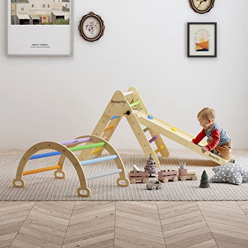 Toboggan D'escalade Pour Enfants, Balançoire 4 En 1,cadre De Basket, échelle D'escalade, Rose