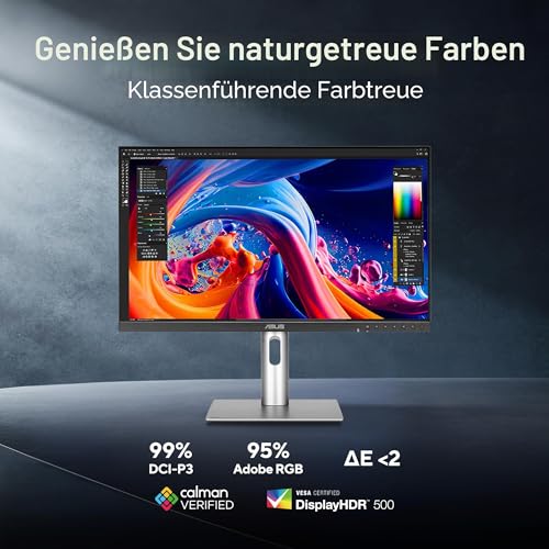 ASUS ProArt PA27JCV 27 Zoll 5K DCI-P3 USB-C Monitor für Mac – Ansicht 3