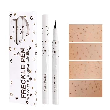 Freckle Pen Fake Freckles Face Concealer Point Out Natural Waterproof Longlasting 4 Pcs