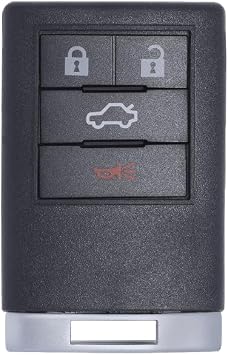 Car Key Fob Keyless Entry Remote for 2011 CTS FCC OUC6000066 Part Number 22889449 22889450