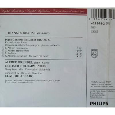 Brahms: Piano Concerto No.2