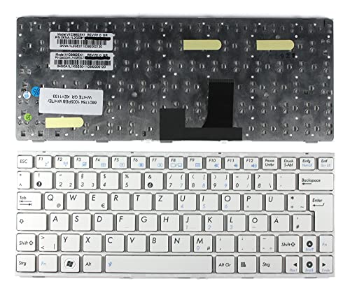 Clavier pour Ordinateur Portable Compatible ASUS 1005PEB Blanc