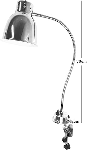 Miniatura 2 de Lámpara de calor de alimentos de una sola bombilla con abrazadera Calentador de alimentos Luz de calentamiento infrarroja para restaurante de