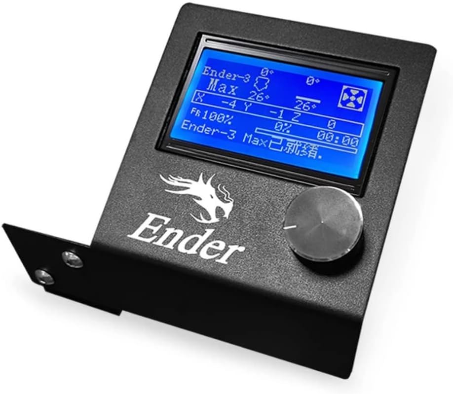 CHPOWEREnder 3 Pro LCD Screen, Ender 3 Display, Ender 3 Pro Screen for Creality Ender 3 Original LCD Display with Ribbon Cable for Ender-3/ Ender-3 PRO/Ender-5/ Ender-5 PRO