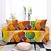 Sofabezug Orange Rustikaler Stil Sofa Überzug Sofaüberwurf Stretchy Couchbezug Sofa Bezug Ecksofa Überwurf Sofabezüge Antirutsch Sofahusse Jacquard Sofaüberzug 1 Place (90cm-140cm)