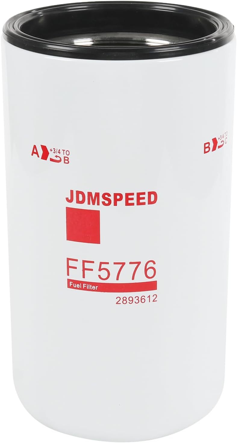 JDMSPEED FF5776 Fuel Filter Compatible with Cummins ISX ISX15 11.9L 15L 16L engine Replace Cummins 2893612 2864993 3685306 4331007