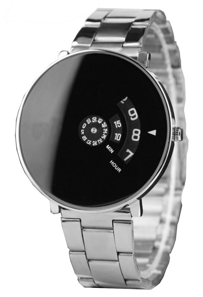 Acnos® Premium Show Like Black Dial in Second-Min-Hour Steel Belt Analogue Watch for Men Pack of - 1 (PNEW-BLACK01) (B0842WSD9X) Amazon Price History, Amazon Price Tracker