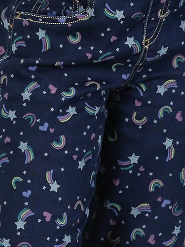Image of KiddoPanti Girls Denim Capri Jeggings