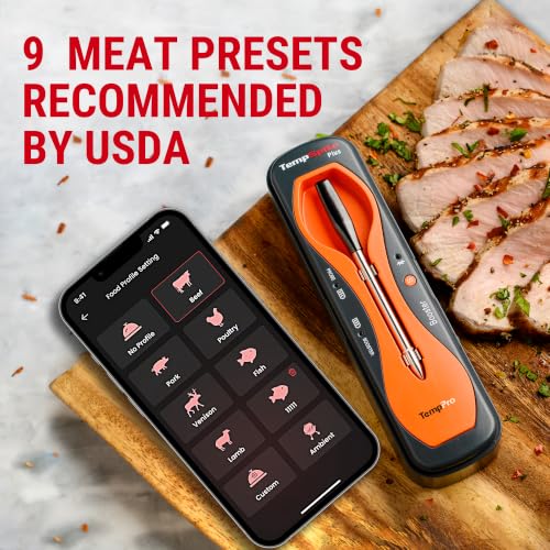 TempPro TempSpike 600ft Wireless Meat Thermometer with Ultra-Thinner Probe - image 9