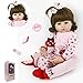 Produktbild HRYEOY Reborn Babys mädchen 18''/47cm Lebensecht Weich Silikon Vinyl Babypuppe Handgefertigt Reborn Toddler Magnetisches Spielzeug Weihnachts Geschenk