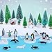 Avauoso 45 Pcs Arctic Animals Figurines - Plastic,...