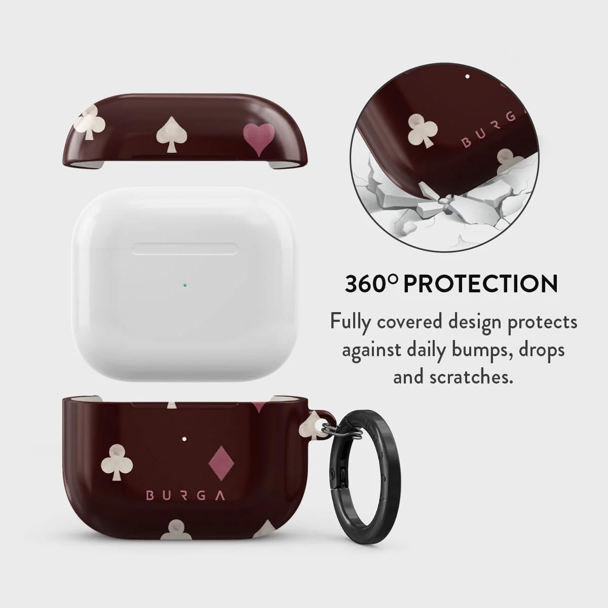 BURGA Apple AirPods 3 ile Uyumlu Kılıf, Tricked Me
