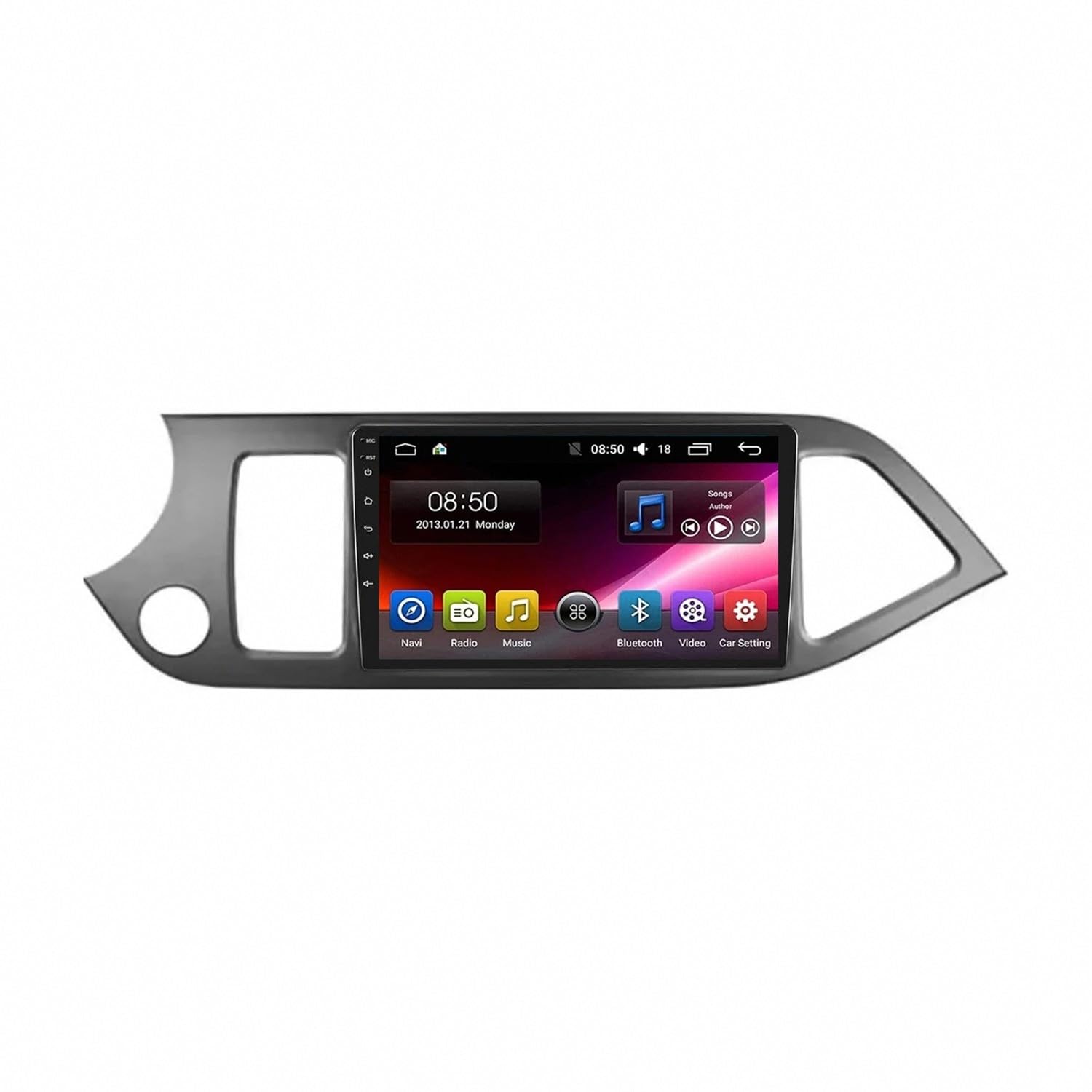 Radio de coche para Kia Morning 2 Picanto con Carplay y GPS pantalla táctil 8