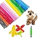 Palloncini Modellabili 100 Pezzi,Lungo Palloncini,Palloncini Lunghi Palloni,Lattice Palloncini per Feste,Assorted Colors Lungo DIY Lattice Palloncini per Matrimoni