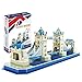 Party town Ponte della Torre Londra, adulti, giochi da montare, Puzzle 3D bambini 8 anni, Colore blu, C238h