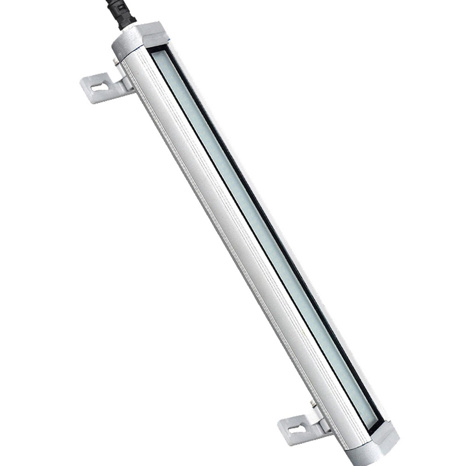 Luz De Trabajo LED Portátil Con Soporte Ajustable,luz De Trabajo Mecánica,luz De Trabajo De Aluminio Impermeable Con Funda Aislante De Alambre,para Tornos,fresadoras CNC(20W 24V-36V)