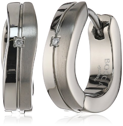 Preisvergleich Produktbild Boccia Damen-Creolen Titan 0563-03