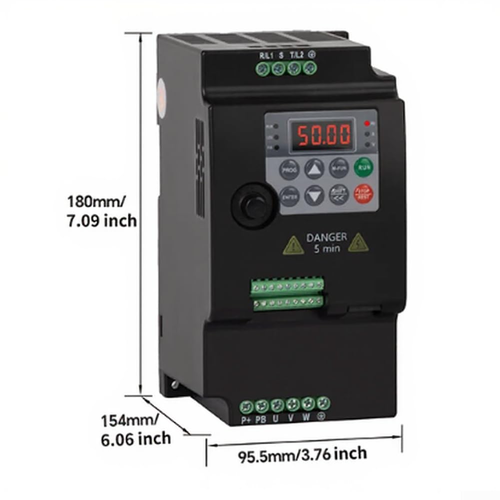 Azionamento a frequenza variabile trifase da 0,75 kW per applicazioni di motori industriali che richiedono una sintonizzazione accurata