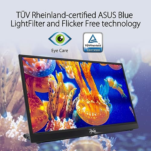 Image of ASUS 16 inch Portable Monitor - WQXGA, 120Hz, IPS, USB-C /HDMI, DisplayHDRTM 400