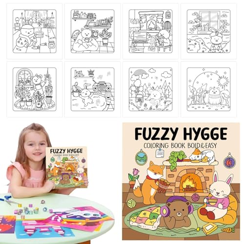 Libro da colorare con animali per bambini, Libri da colorare con animali per adulti Rilassamento | Libro da colorare creativo sugli animali invernali - Libro da colorare con animali da 40 pagine per l