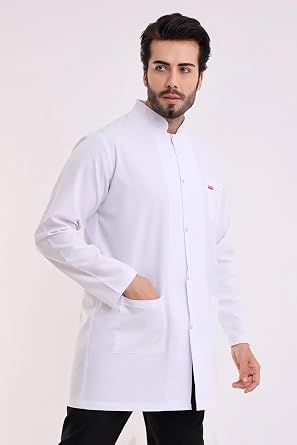 Doktor Öğretmen Erkek Önlük Ara Boy Hakim Yaka