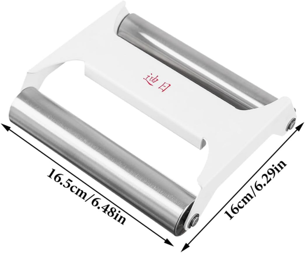 Stainless Steel Double Rolling Pin for Baking Ergonomic Design for Comfortable Grip for Pastries Pizza and Handmade Noodles and Easy to Clean Versatile