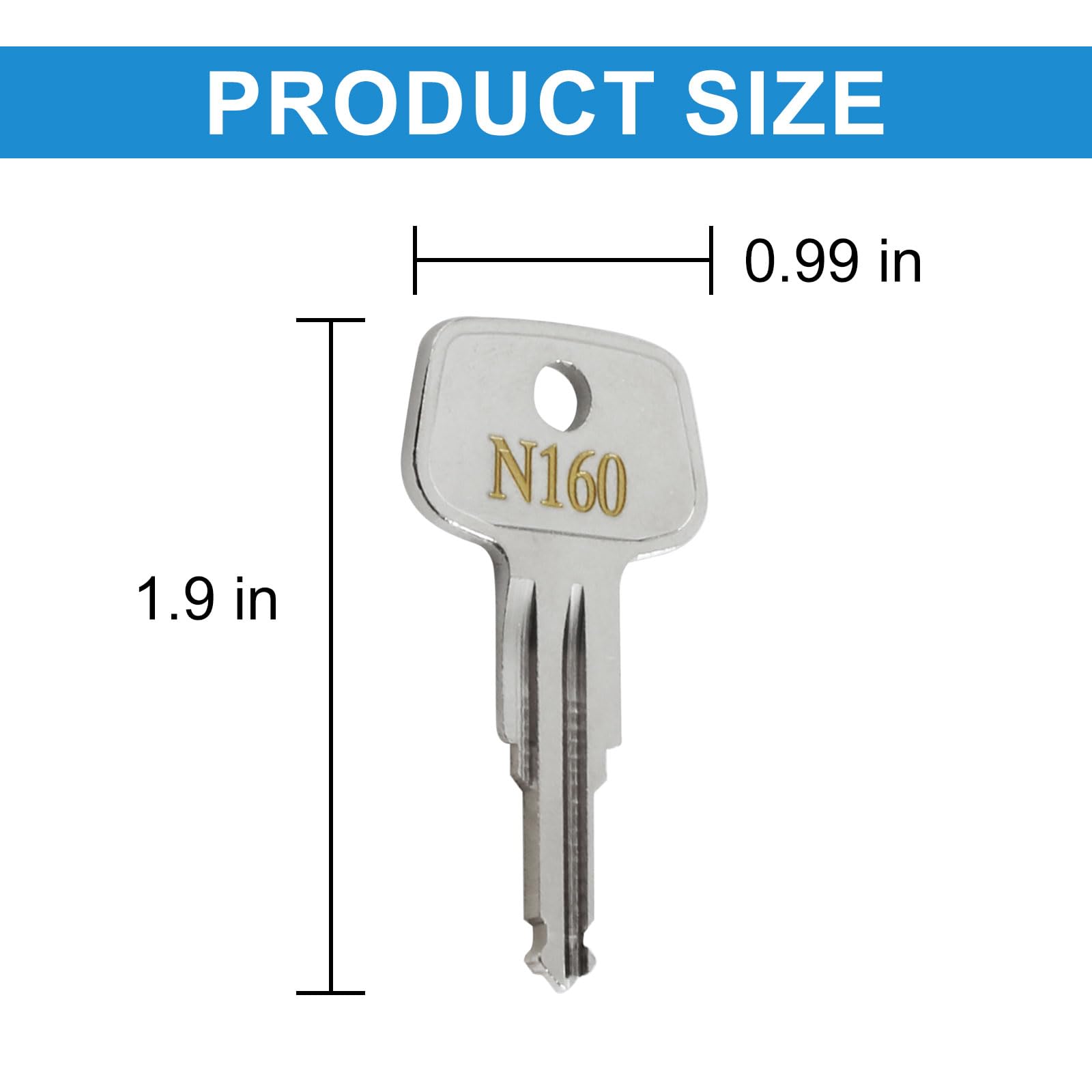 Amazon.com: N160 Car Rack Replacement Key for Roof Racks