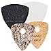 Ortega Guitars Leather & Felt Pick Assortmant-Ukulele & Nylon Guitars-4 Piece Pack-2 Felt & 2 Leather (OGP-VP1)