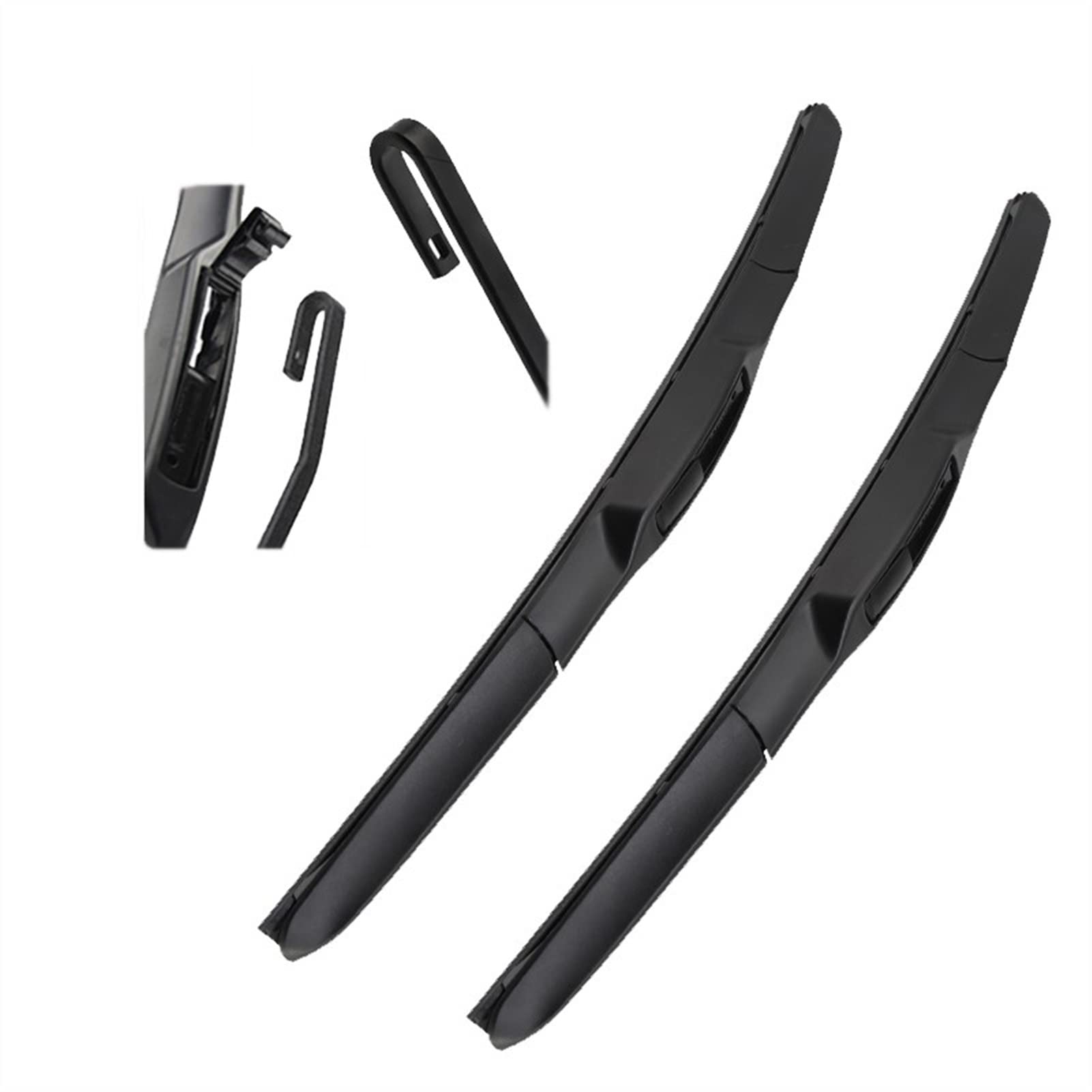 Voiture lame d'essuie-glace anti-traces pour Nissan Qashqai J11 fixation crochet U