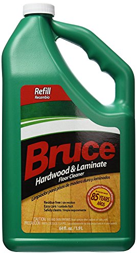 Bruce Hardwood and Laminate Floor Cleaner for All No-Wax Urethane Finished Floors Refill 64oz - Pack of 6
