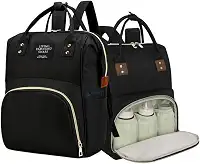 Mochila Maternidade Impermeável Grande Capacidade para Bebê Menino e Menina Gestante Bolsa Multifunção com Compartimentos Térmicos para mamadeiras e Alça de mão Confortável