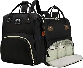 Mochila Maternidade Impermeável Grande Capacidade para Bebê Menino e Menina Gestante Bolsa Multifunção com Compartimentos Térmicos para mamadeiras e Alça de mão Confortável