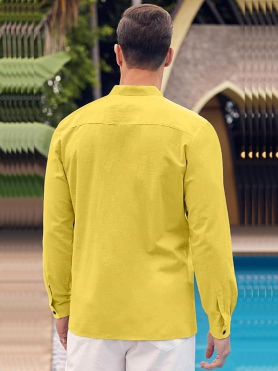 Image of Bellstone Men's Solid Cotton Shirt | Casual | Plain | Full Sleeve | Summer-Regular Fit| Men Stylish Shirt | Everyday Formal Wear |Soft Breathable Fabric | Everyday Smart Casual Wear